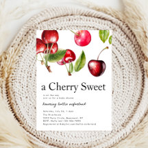 Cherry Heart-Baby shower