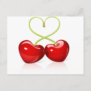 Cherry Heart Briefkaart