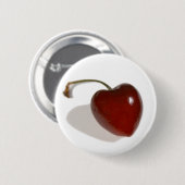 Cherry Heart Button (Voorkant /achterkant)