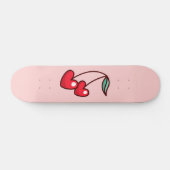 Cherry Heart Persoonlijk Skateboard (Horizontaal)