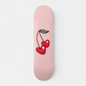 Cherry Heart Persoonlijk Skateboard (Voorkant)