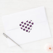 Cherry Heart Shaped Sticker (Envelop)