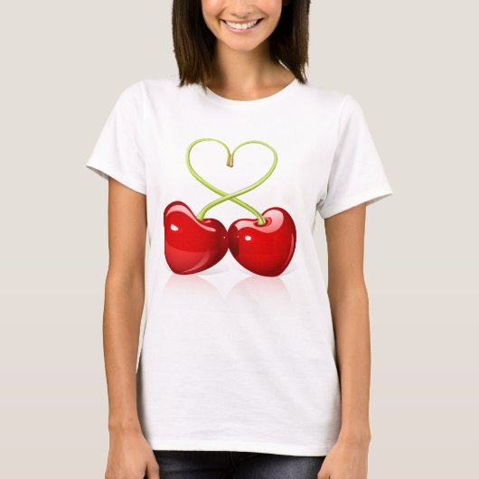 Cherry Heart T-shirt (Voorkant)