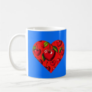 Cherry Hearts Valentijnsdag Koffiemok