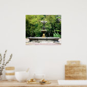 Cherry Hill Fountain Poster (Keuken)