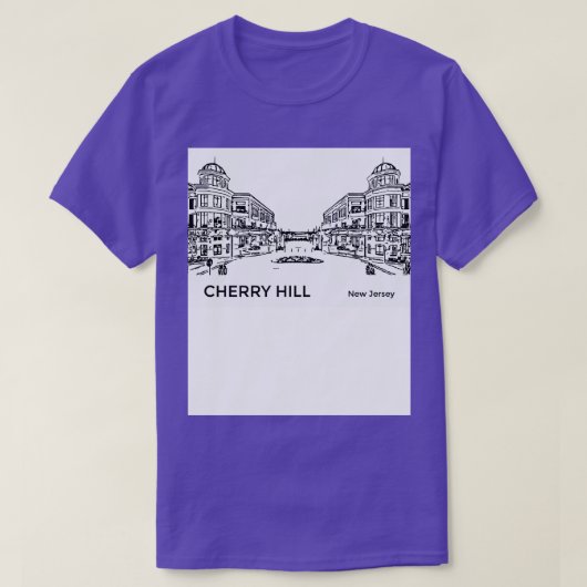 Cherry Hill New Jersey T-shirt (Design voorkant)