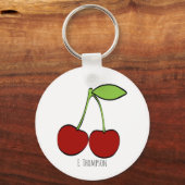 Cherry Illustration Sleutelhanger (Voorkant)