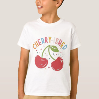 Cherry-ished: zoet en stijlvol T-shirt ontwerp