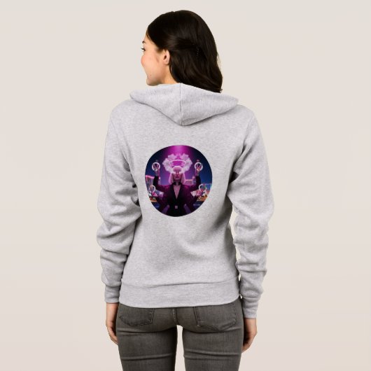 Cherry Jackpot Vegas Hoodie 🍒🎰 (Achterkant volledig)