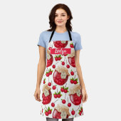 Cherry Jam All-Over Print Schort (Gedragen)