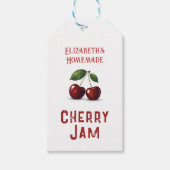 Cherry Jam Cadeaulabel (Voorkant)