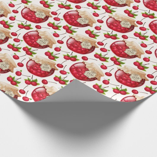 Cherry Jam Cadeaupapier (Hoek)