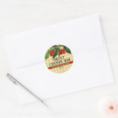 Cherry jam gelei taart vullen kersen home inblikke ronde sticker (Envelop)