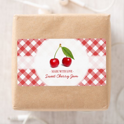 Cherry Jam label (Insitu)