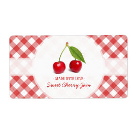 Cherry Jam label