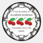 Cherry Jam Label personaliseren (Voorkant)
