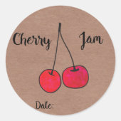 Cherry Jam Labels (Voorkant)