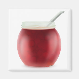 Cherry jam magneet