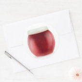 Cherry jam ronde sticker (Envelop)