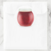 Cherry jam ronde sticker (Tas)