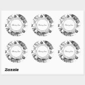 Cherry Jam Sketch Modern label (Vel)