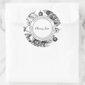 Cherry Jam Sketch Modern label (Tas)