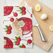Cherry Jam Theedoek (Quarter Fold)