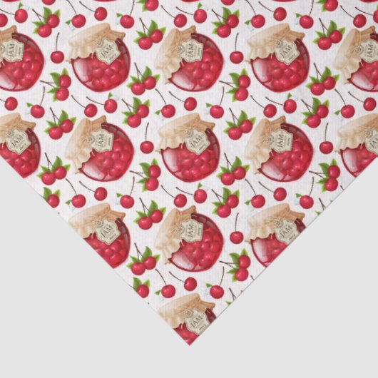 Cherry Jam  Tissuepapier (Detail)