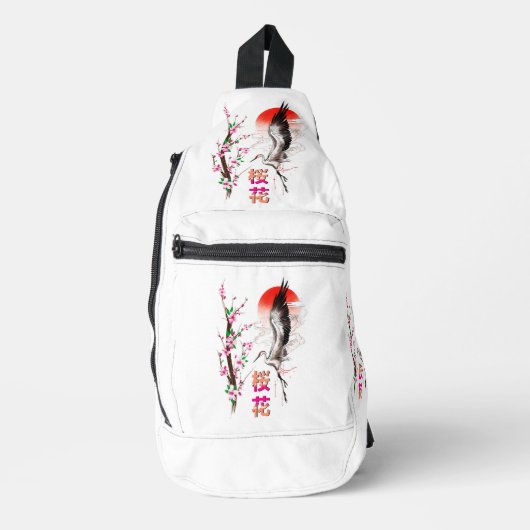 Cherry Japan Pastel Sakura Sling Bag (Voorkant)