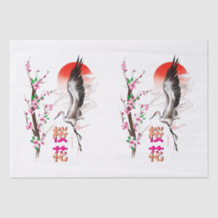 Cherry Japan Pastel Sakura Tissuepapier