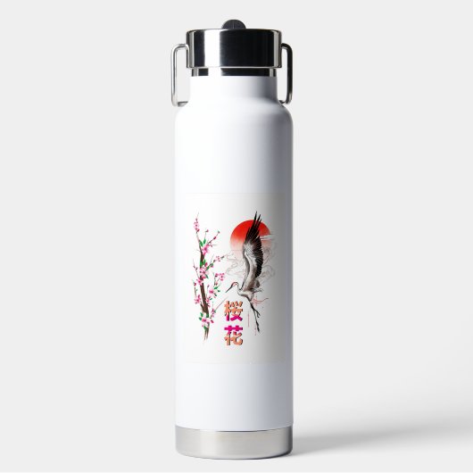 Cherry Japan Pastel Sakura Waterfles (Voorkant)