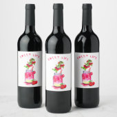 Cherry Juice Cool Drink Fruits Party Wine Label Wijn Etiket (Flessen)