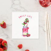 Cherry Juice Cool Drink Party Servetten Aangepaste (Insitu)