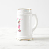 Cherry Juice Cool Drink Zomerfeest Bier Stein Bierpul (Voorkant rechts)