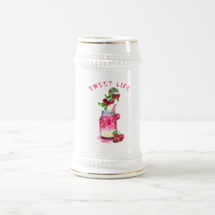 Cherry Juice Cool Drink Zomerfeest Bier Stein Bierpul