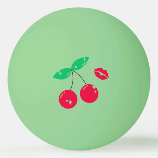 cherry kiss brillo pingpongbal (Voorkant)