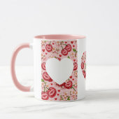 Cherry Kiss Heart Mug Mok (Links)