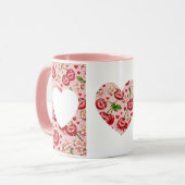 Cherry Kiss Heart Mug Mok (Voorkant links)