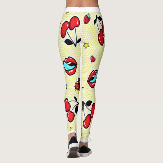 Cherry Kiss Leggings (Achterkant)
