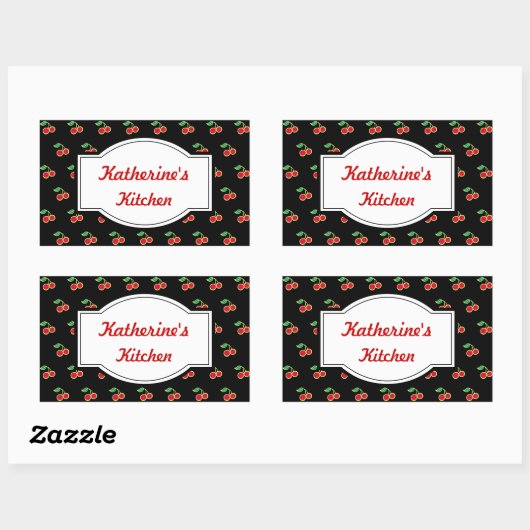 Cherry Kitchen Stickers (Vel)