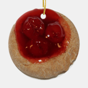 Cherry Kolache Keramisch Ornament