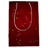 Cherry Lacquer Golden Star  Medium Cadeauzakje (Voorkant)