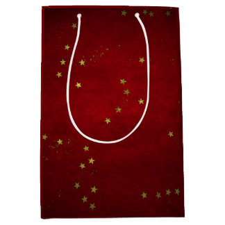 Cherry Lacquer Golden Star  Medium Cadeauzakje