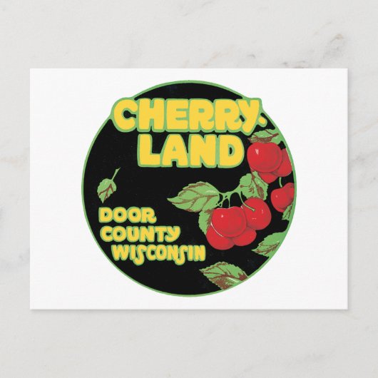 Cherry Land door County Wisconsin Briefkaart (Voorkant)