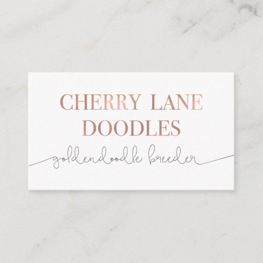 Cherry Lane Doodles Visitekaartje (Voorkant)