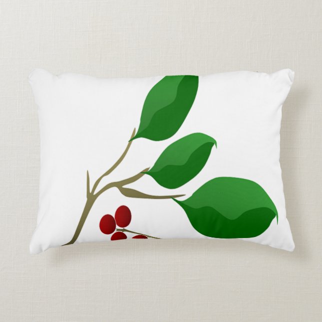 Cherry Laurel Accent Kussen (Voorkant)