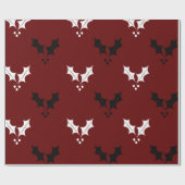 Cherry Leaves Pattern Cadeaupapier (Vlak)