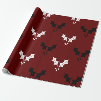 Cherry Leaves Pattern Cadeaupapier