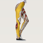 Cherry Lemon AI art Leggings (Rechts)