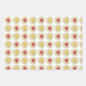 Cherry Lemon Danish Pastry Breakfast Pastries Inpakpapier Vel (Voorkant)